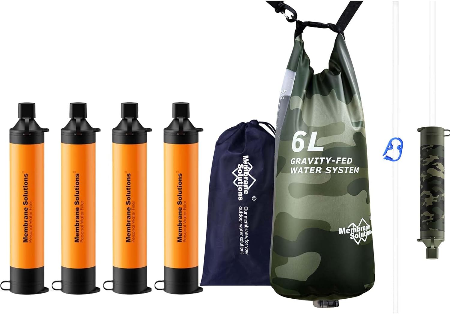 Portable Water Filter - Pro 6L Camo Gravity Water Filter