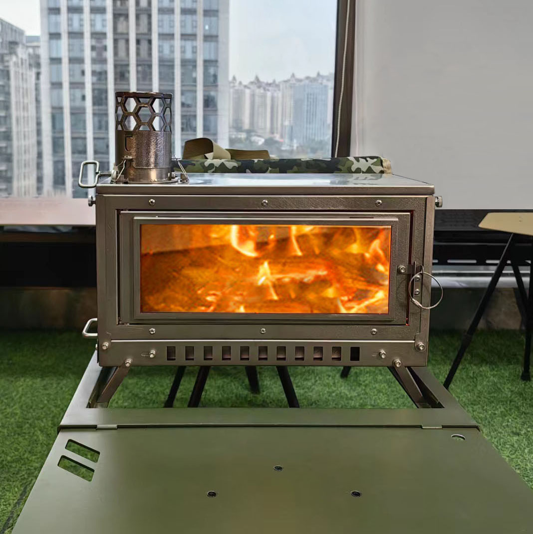 Outdoor Camping Stove Wood - Firewood Stove Tent Stove Folding Portable