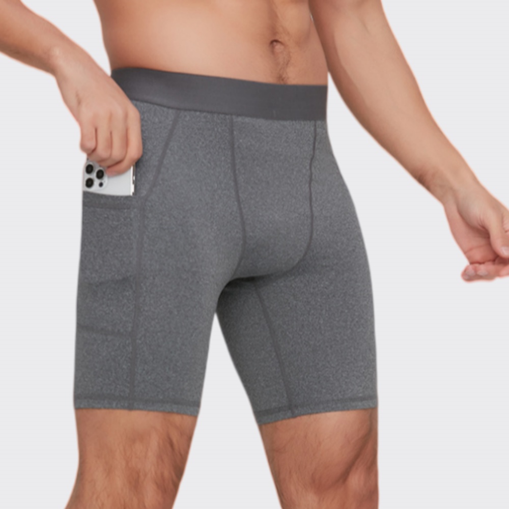 Outdoor Camping In Winter - Men Bodybuilding Shorts Fitness Workout Gym