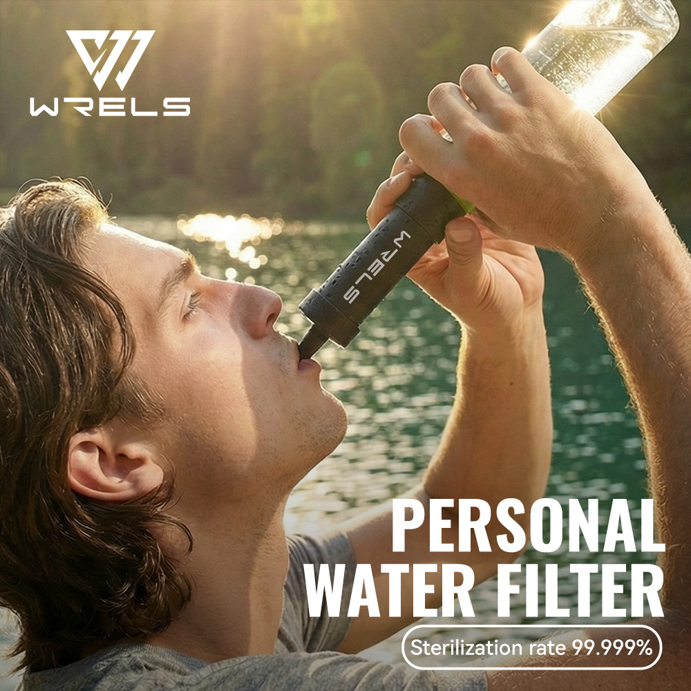 Outdoor Camping Water Filter - WERLS Hiking Personal Mini Water Filter