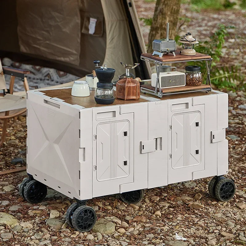 Outdoor Camping Trolley - Multi-functional Outdoor camper trolley case picnic