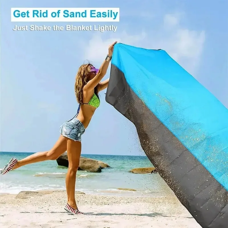 Outdoor Camping Rug Waterproof - 200*210cm Sandproof Beach Blanket Waterproof Beach
