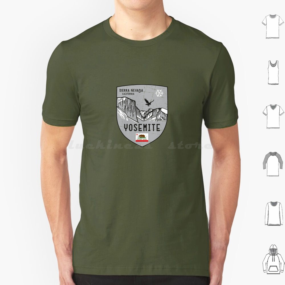 Outdoor Camping Yosemite - Yosemite California Emblem T Shirt Big