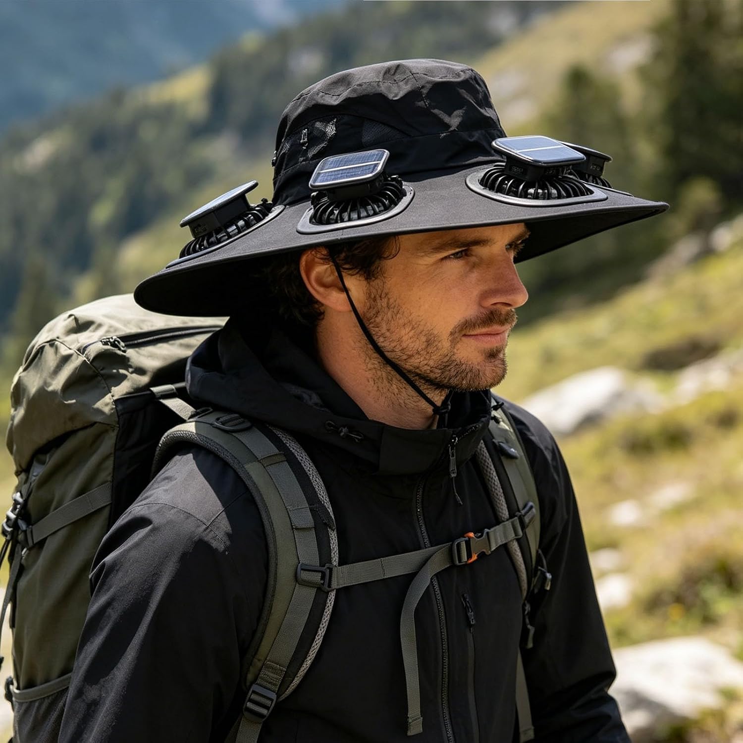2026 Hot Summer 6 Fans Visor C - Outdoor Camping Hat 评论和价格