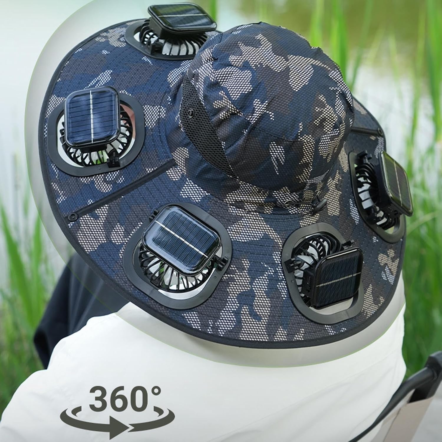2026 Hot Summer 6 Fans Visor C - Outdoor Camping Hat 评论和价格