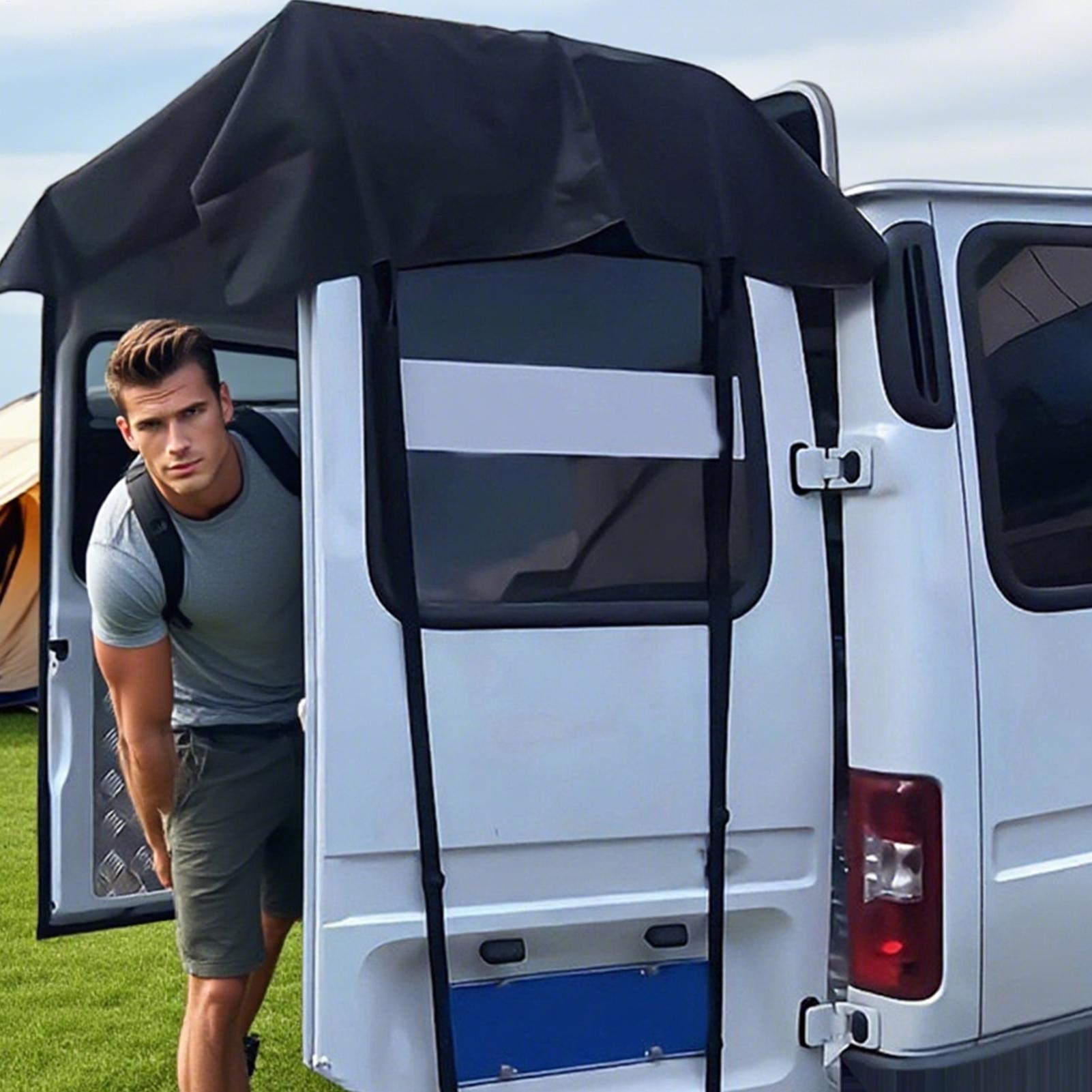 Rear Door RV Cover Windproof A - Outdoor Camping Van 评论和价格