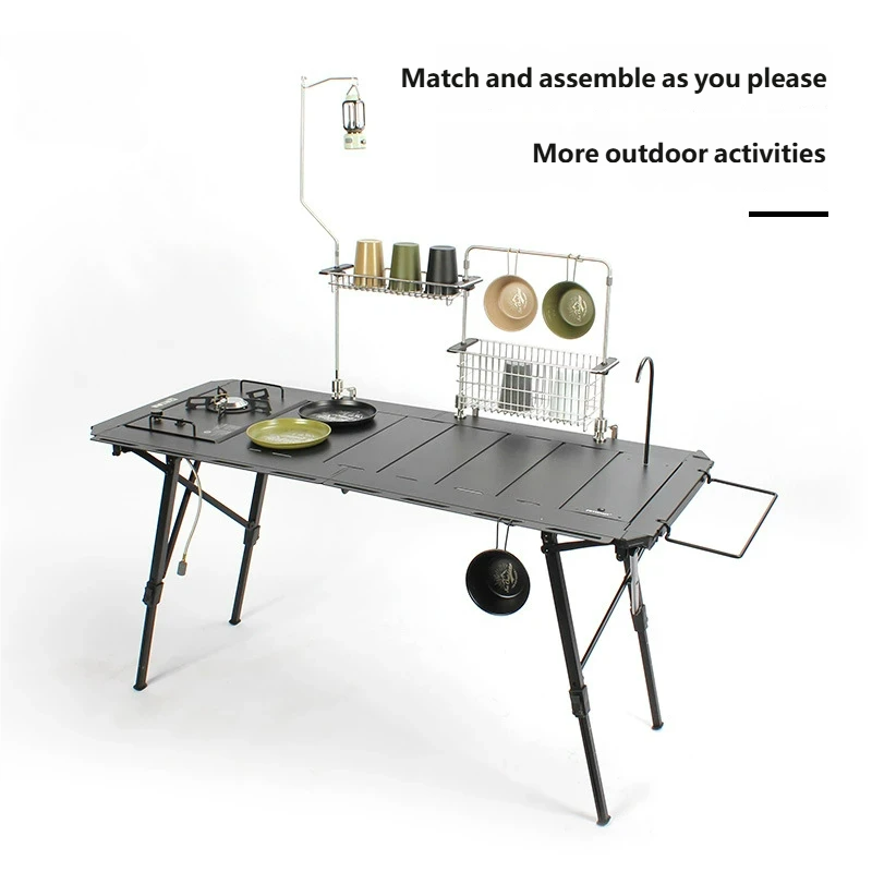 Portable Aluminum Alloy Igt Ta - Outdoor Camping Cooking Table 评论和价格