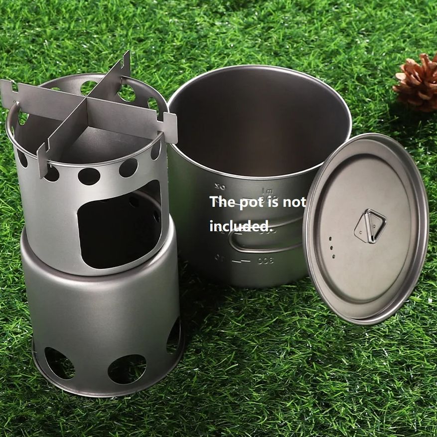 Camping Small Titanium Wood St - Outdoor Camping Stove Wood 评论和价格
