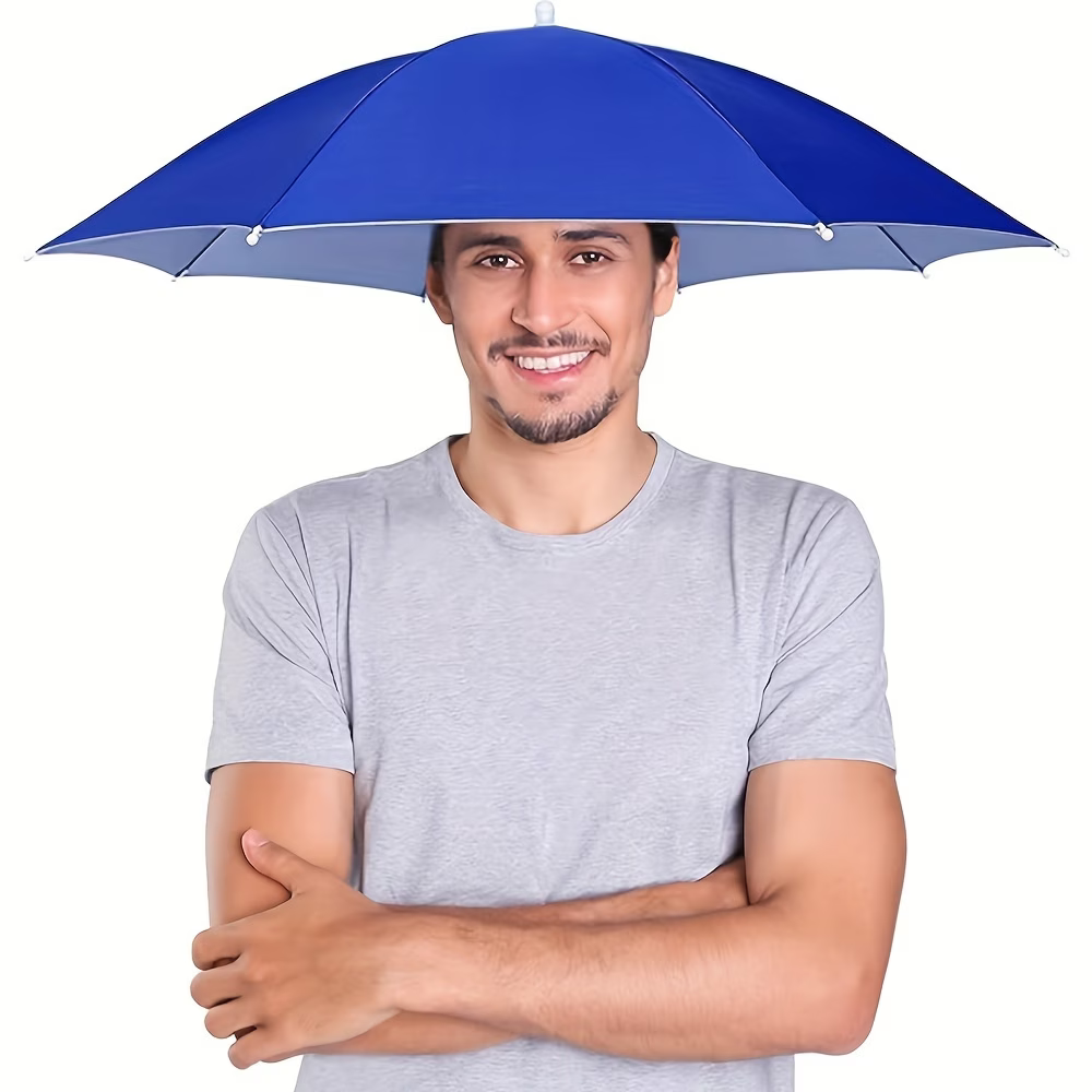 Elastic Headband Umbrella Hat, - Outdoor Camping Hat 评论和价格