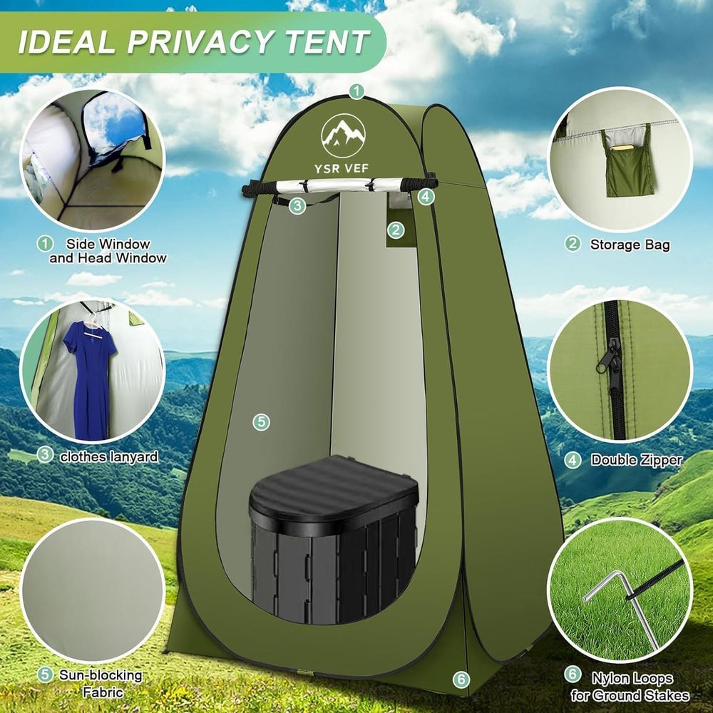 Portable Toilet Kit, Camping T - Outdoor In Camping 评论和价格