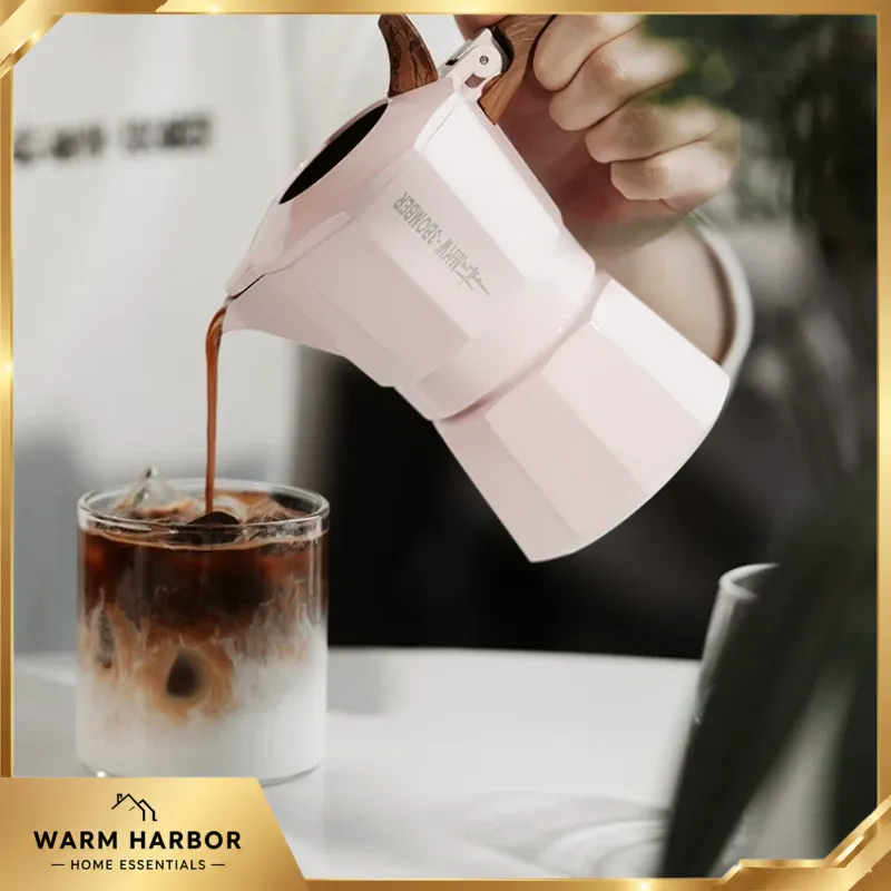 MHW-3BOMBER Moka Pot 100ml Sto - Camp Percolator Coffee 评论和价格