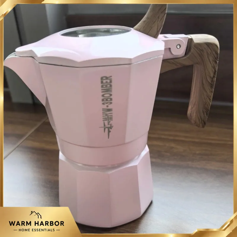 MHW-3BOMBER Moka Pot 100ml Sto - Camp Percolator Coffee 评论和价格