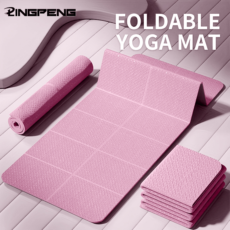 Foldable Yoga Mat TPE 61x183cm - Outdoor Camping Rug Waterproof 评论和价格