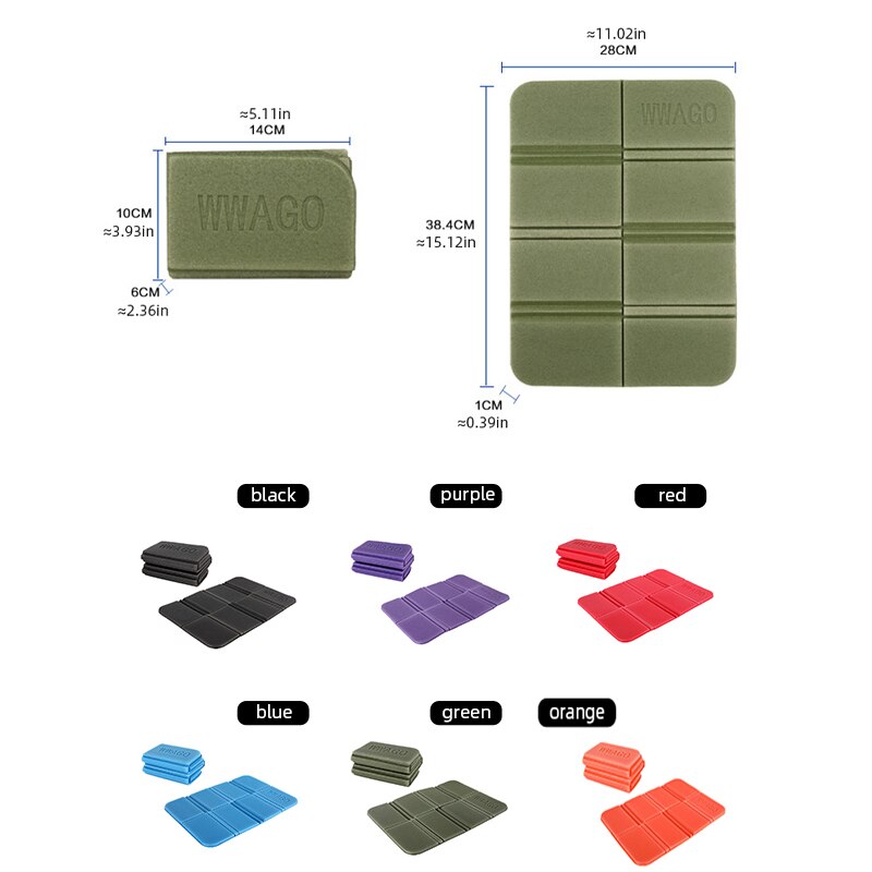 1-5pcs Foam XPE Folding Cushio - Outdoor Camping Rug Waterproof 评论和价格