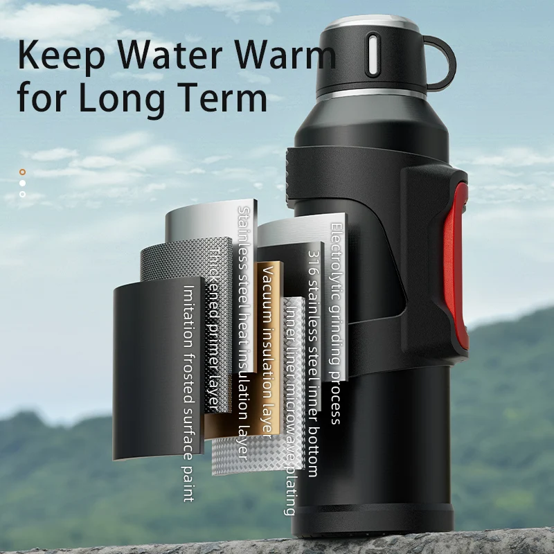 Stainless Steel Insulated Jug  - Outdoor Camping Water Filter 评论和价格