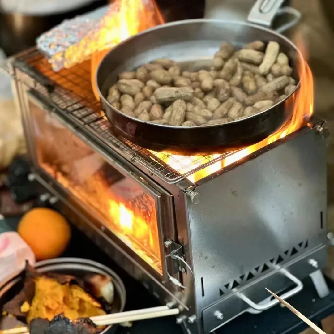 Firewood Stove Tent Stove Fold - Outdoor Camping Stove Wood 评论和价格