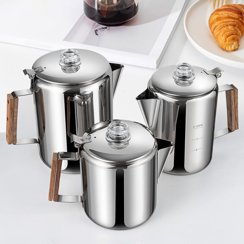 Sturdy Nonrust Steel Camping C - Camp Percolator Coffee 评论和价格