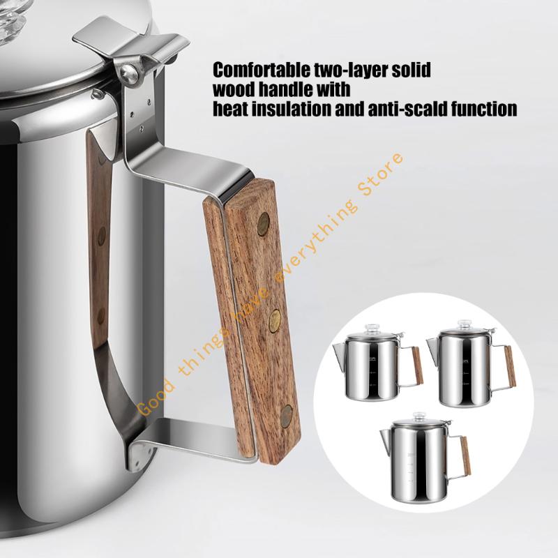 Sturdy Nonrust Steel Camping C - Camp Percolator Coffee 评论和价格