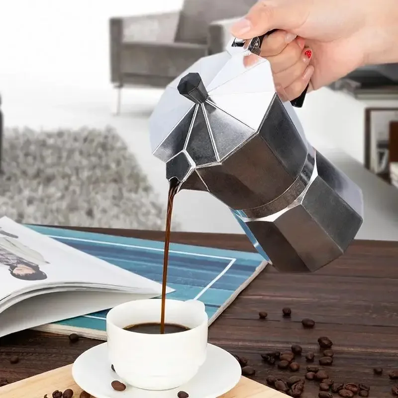 Multi-Size Aluminum Moka Pot C - Camp Percolator Coffee 评论和价格