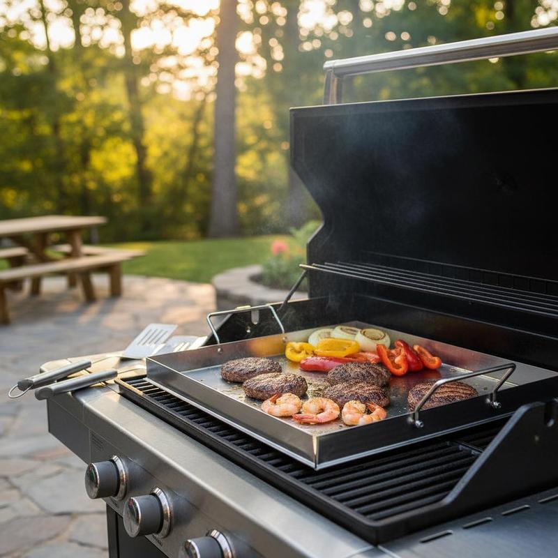 Universal Flat Top Griddle 18x - Outdoor Camping Activities 评论和价格
