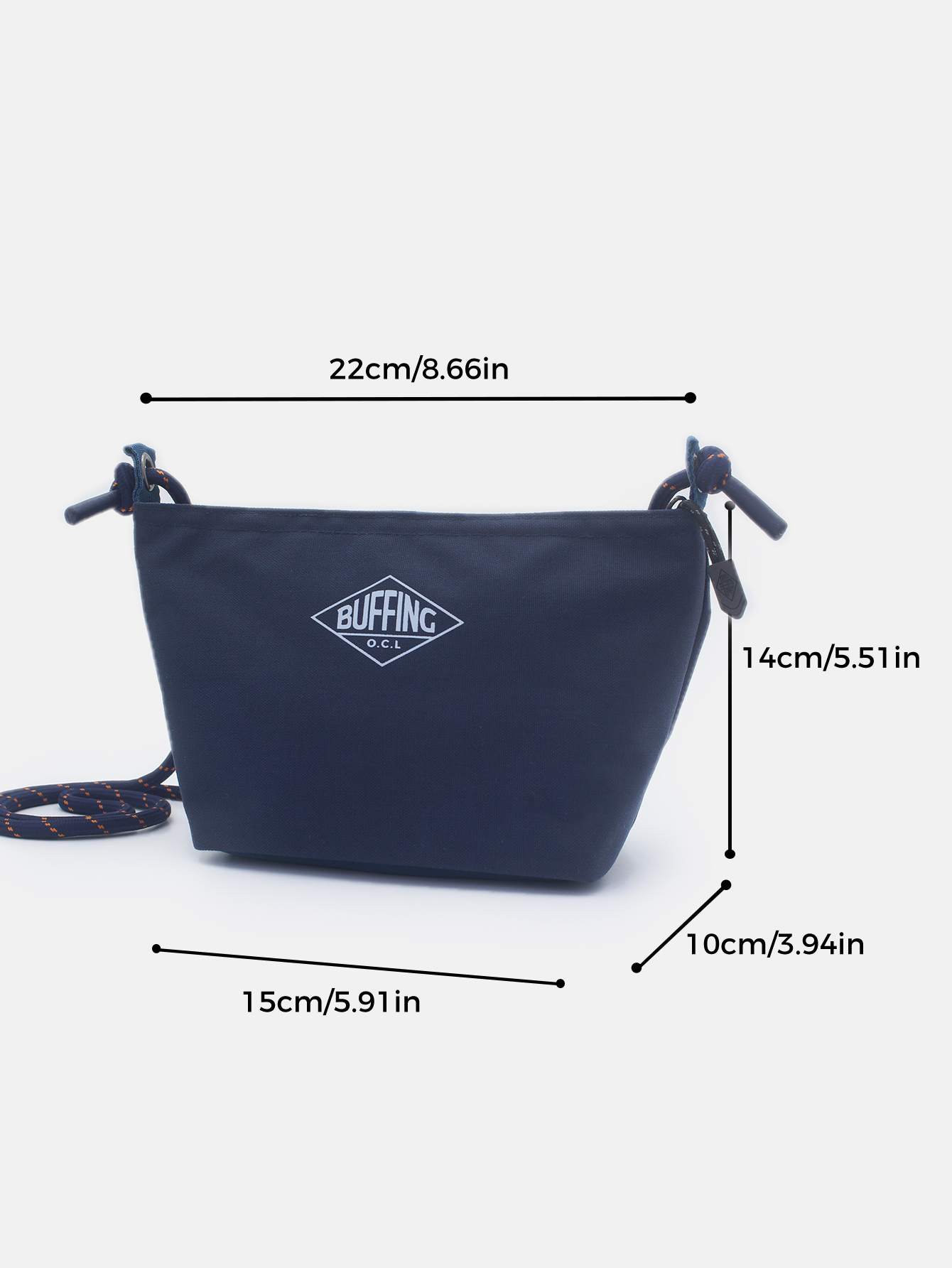 Buffing Deep Blue Crossbody Ba - Japanese Outdoor Camping Brand 评论和价格