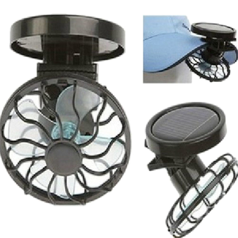 Portable Mini Solar Clip Fan S - Outdoor Camping Hat 评论和价格
