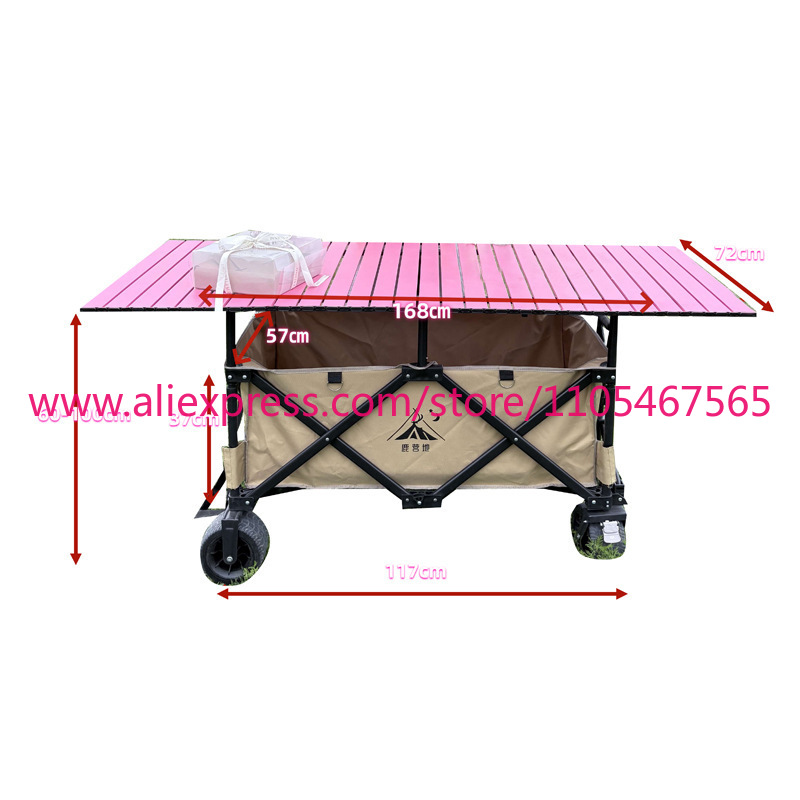 1PCS camper stall large foldab - Outdoor Camping Trolley 评论和价格