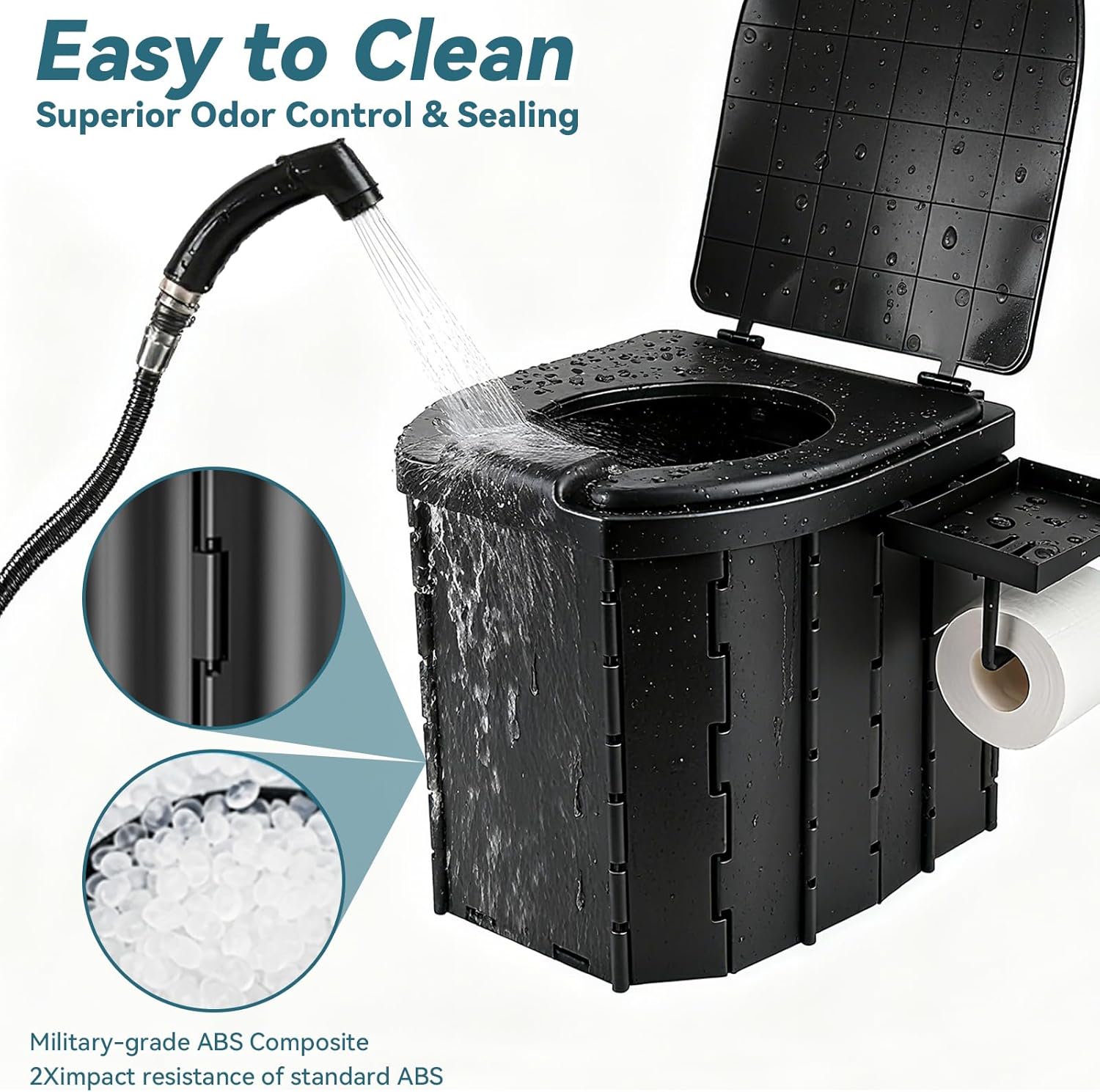 Portable Folding Toilet, Trave - Outdoor Camping Van 评论和价格