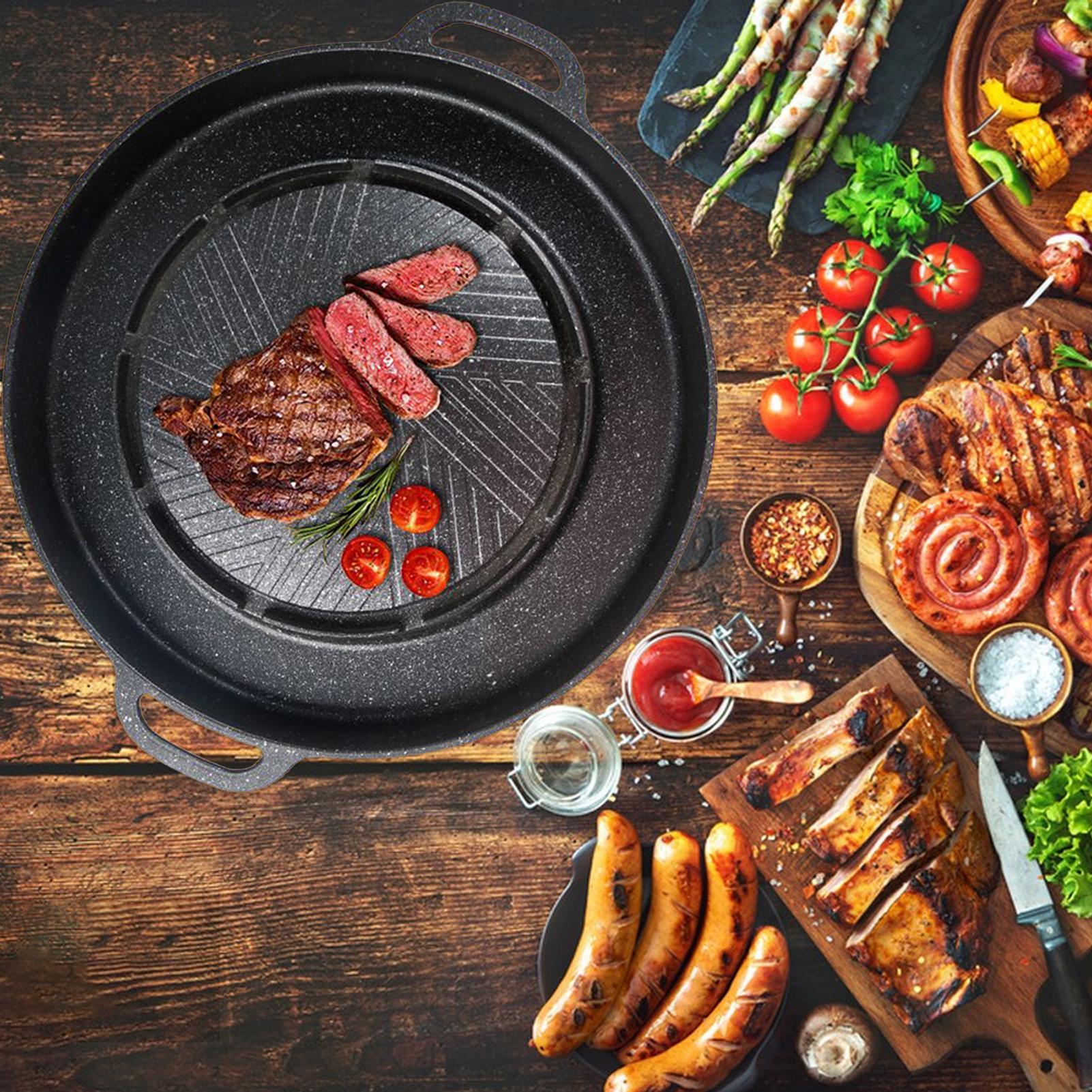 2-in-1 Grill & Hot Pan for Sto - Outdoor Camping Cooking Table 评论和价格