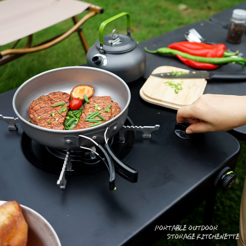 Portable Mobile Camping Kitche - Outdoor Camping Cooking Table 评论和价格