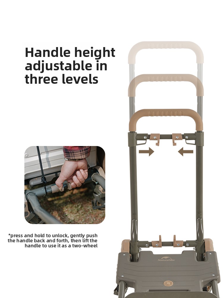 Naturehike 2-in-1 Folding Hand - Outdoor Camping Trolley 评论和价格