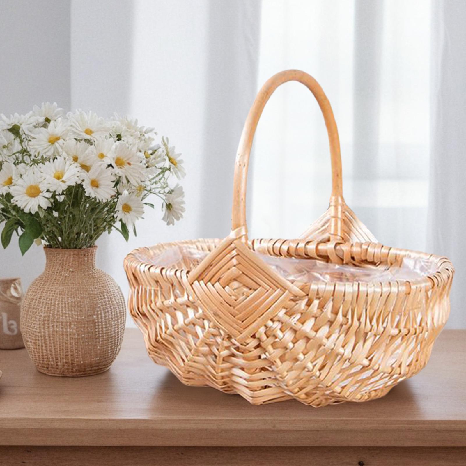 Woven Wicker Picnic Basket Wit - Outdoor Camping Activities 评论和价格