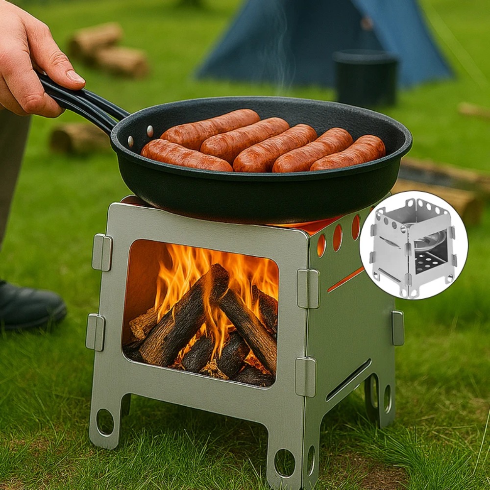 Camping Furnace Wood Stove Alc - Outdoor Camping Stove Wood 评论和价格