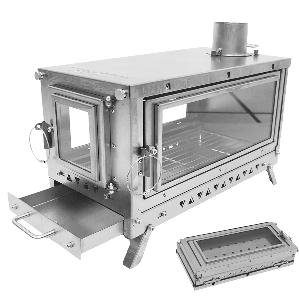 DANCHEL T3 Titanium Tent Stove - Outdoor Camping Stove Wood 评论和价格