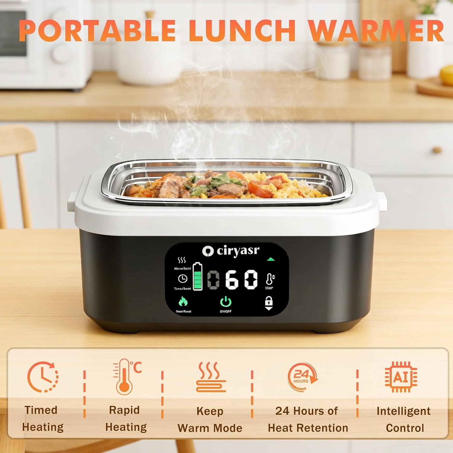Powerful Electric Lunch Box, 1 - Outdoor Camping Activities 评论和价格