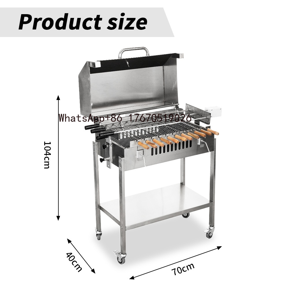 Modern Outdoor Large Charcoal  - Outdoor Camping Trolley 评论和价格