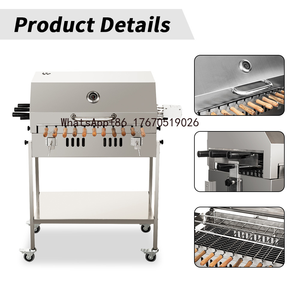 Modern Outdoor Large Charcoal  - Outdoor Camping Trolley 评论和价格