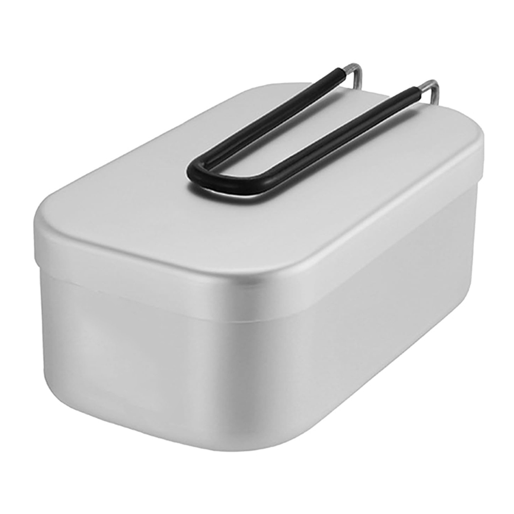 800ML Aluminum Lunch Boxes Out - Camp Utensil Set 评论和价格
