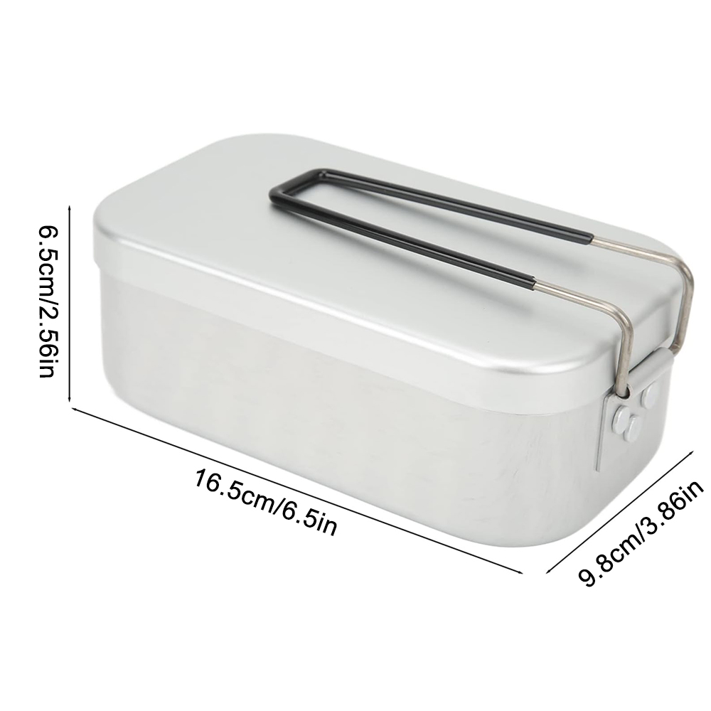 800ML Aluminum Lunch Boxes Out - Camp Utensil Set 评论和价格