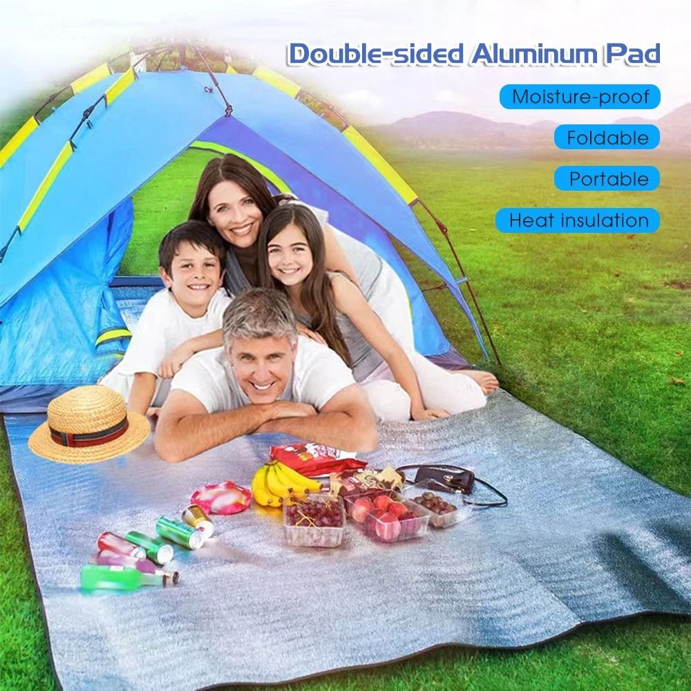 New Thermal Camping Mat Waterp - Outdoor Camping Rug Waterproof 评论和价格