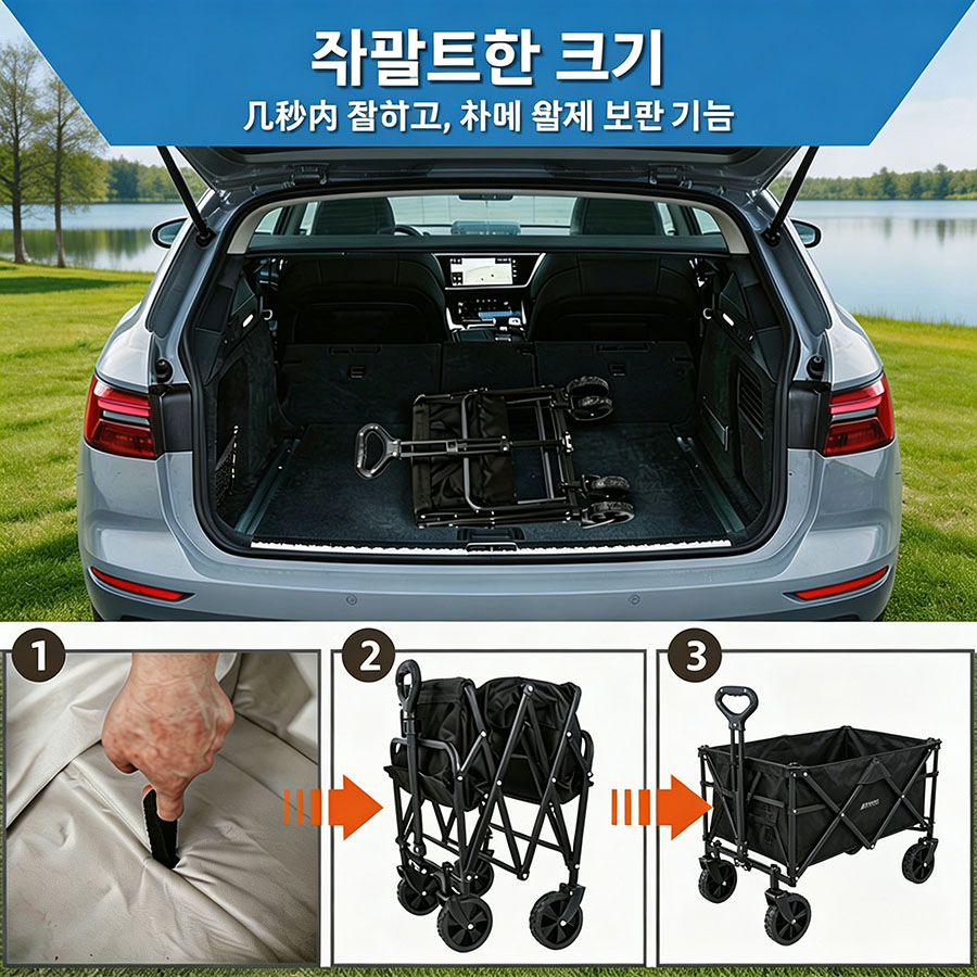 Heavy Duty Large Capacity Fold - Outdoor Camping Van 评论和价格