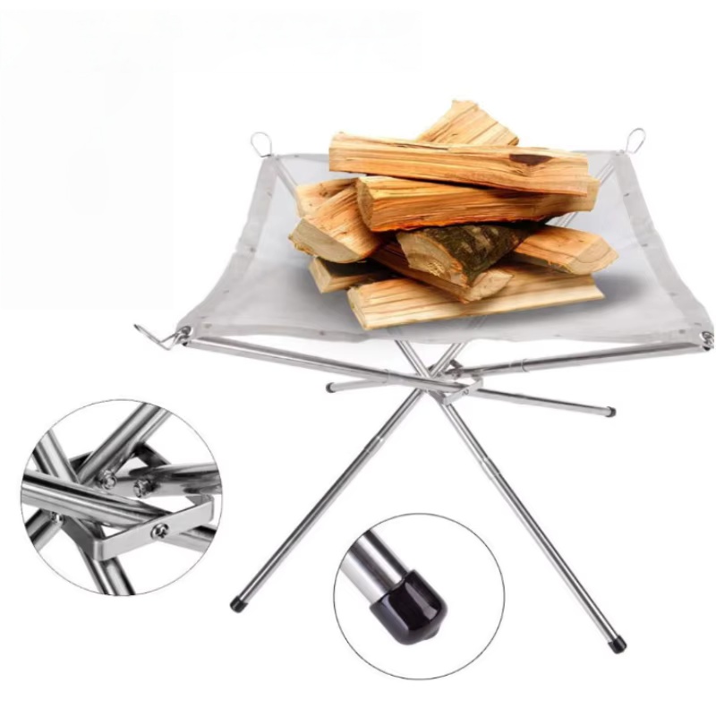 Outdoor BBQ Bonfire Rack Porta - Outdoor Camping Stove Wood 评论和价格
