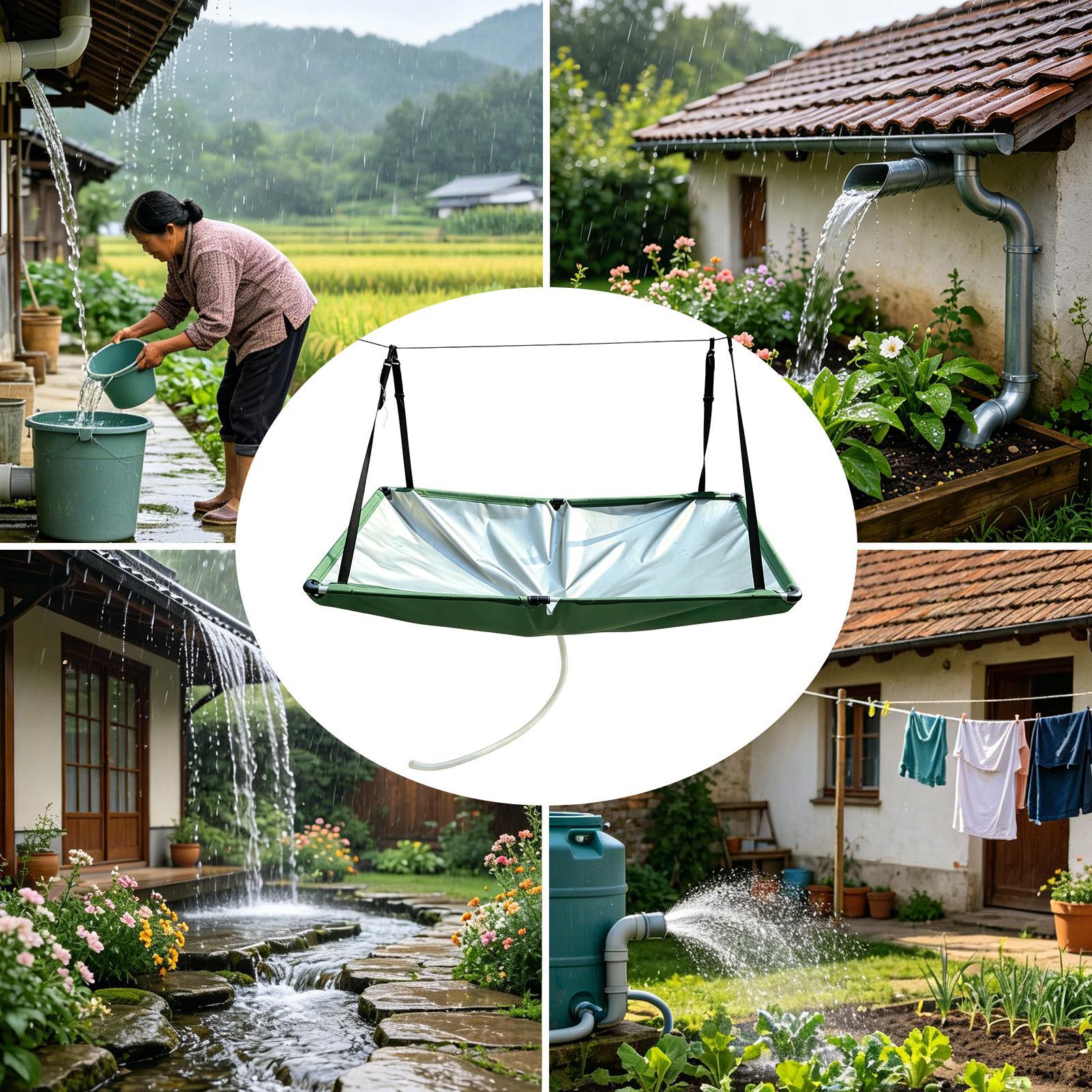 Rain Collector for Garden Wate - Outdoor Camping Water Filter 评论和价格