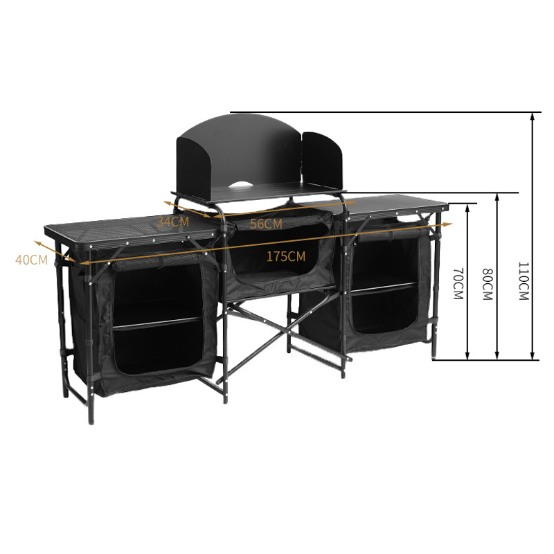 Modern Multi-Functional Alumin - Outdoor Camping Cooking Table 评论和价格