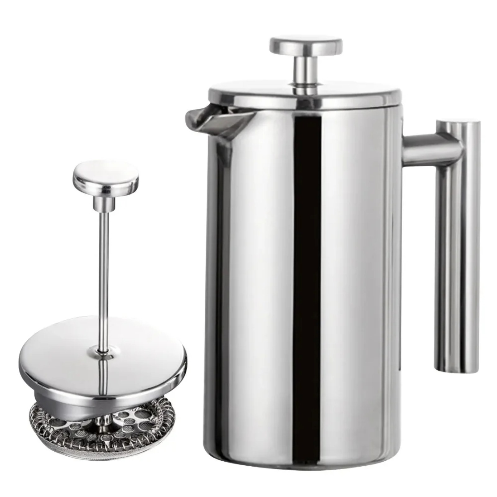 Portable French Press Stainles - Camp Percolator Coffee 评论和价格