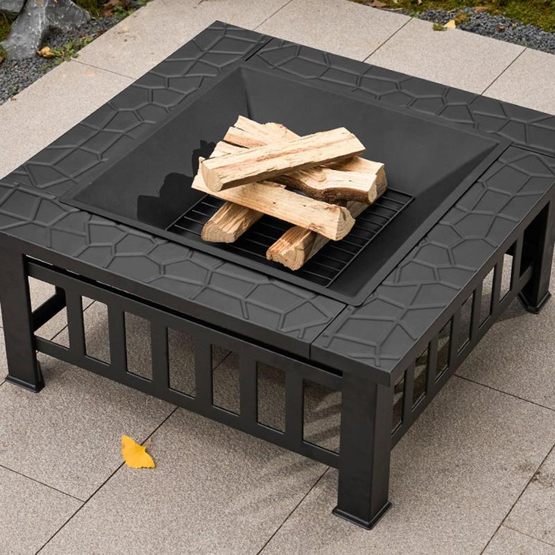 Camping Firewood Stove Square  - Outdoor Camping Stove Wood 评论和价格