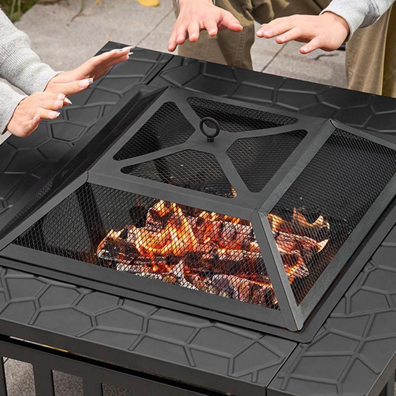 Camping Firewood Stove Square  - Outdoor Camping Stove Wood 评论和价格