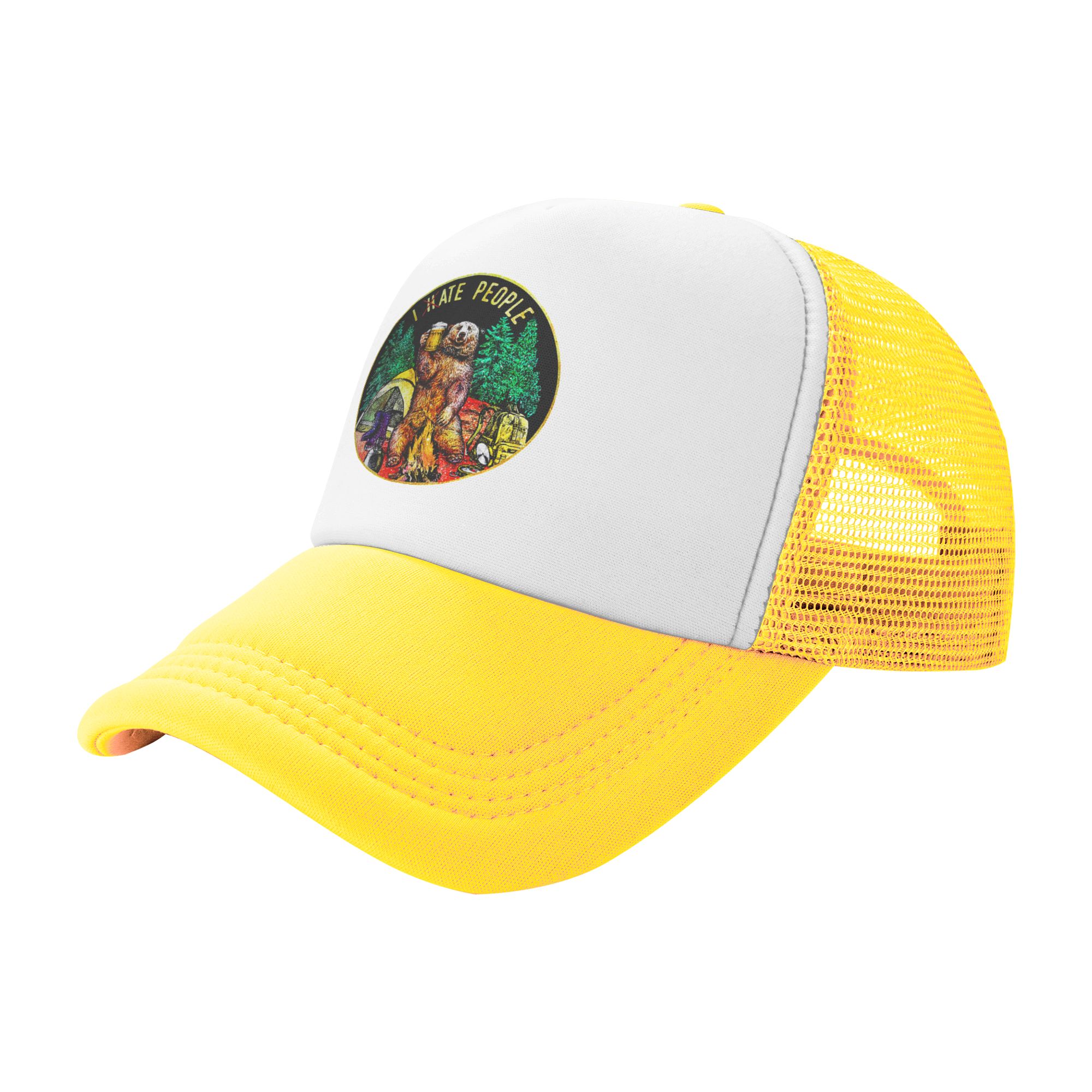 I Hate People Bear Camping Bas - Outdoor Camping Hat 评论和价格