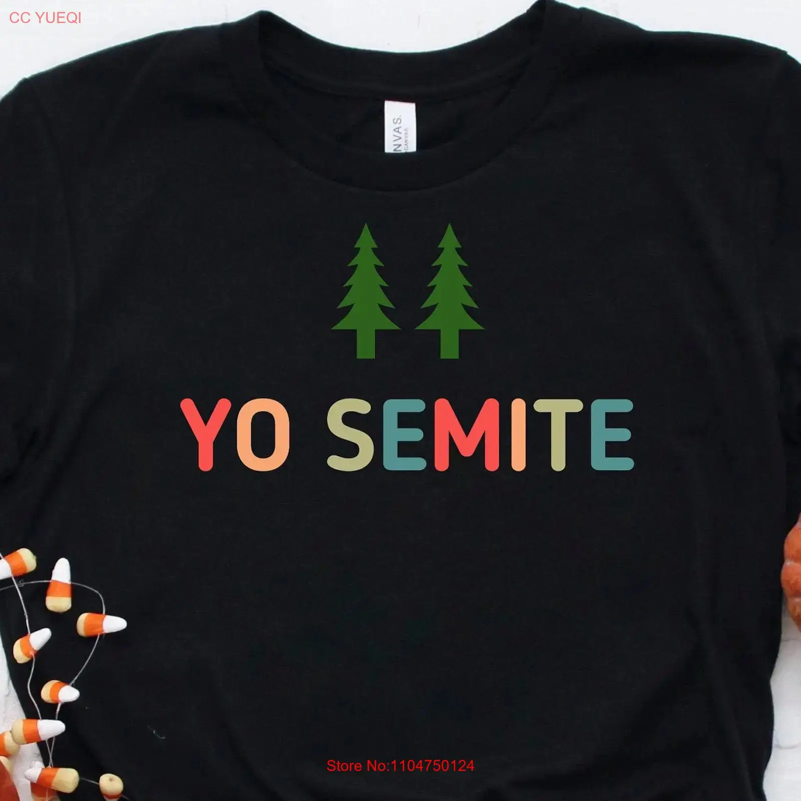 Yo Semite T Shirt Yosemite Cam - Outdoor Camping Yosemite 评论和价格