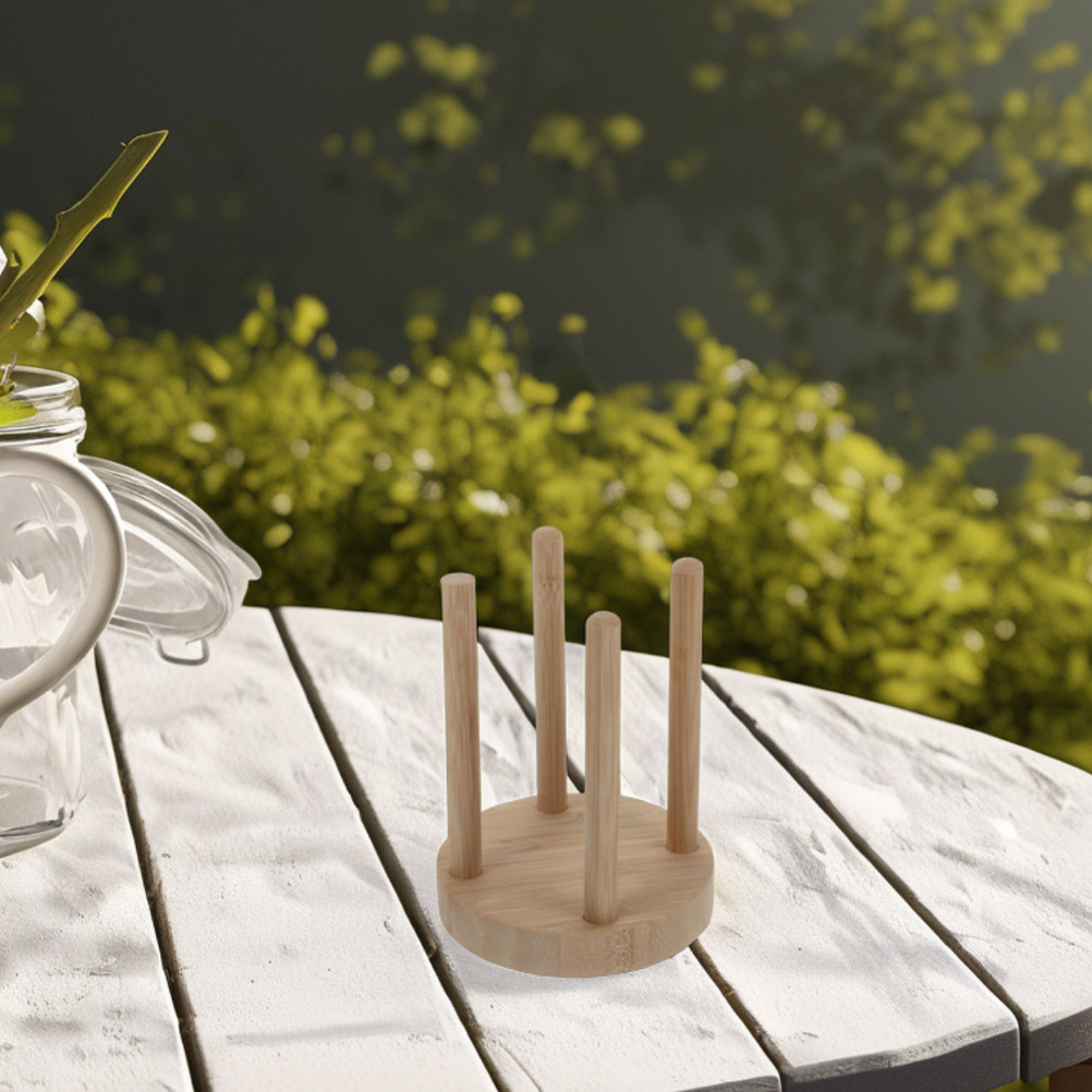 Compact Wooden Cup Holder for  - Outdoor Camping Activities 评论和价格